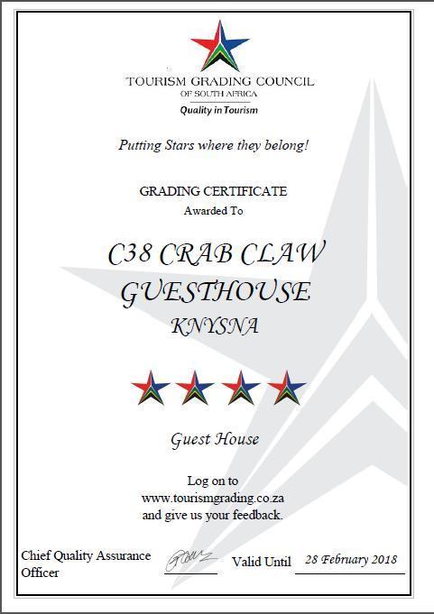 38 Crab Claw Hotel Knysna Exterior photo
